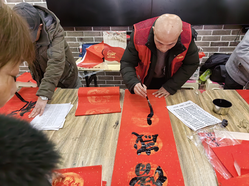 【创建惠民】鹤岭镇开展“赏年画·过大年”文明实践活动