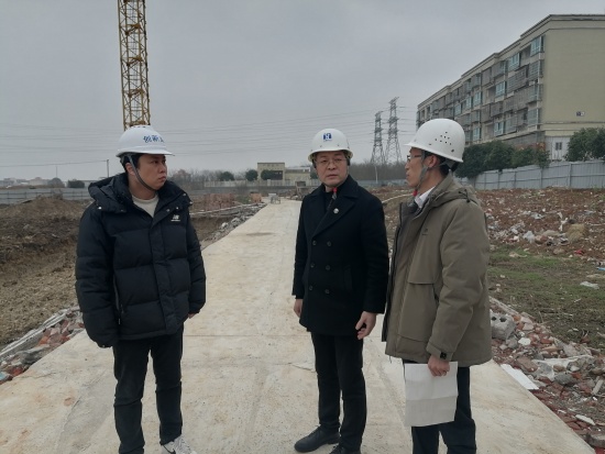 区领导督察义乌安置区三期项目安全生产情况