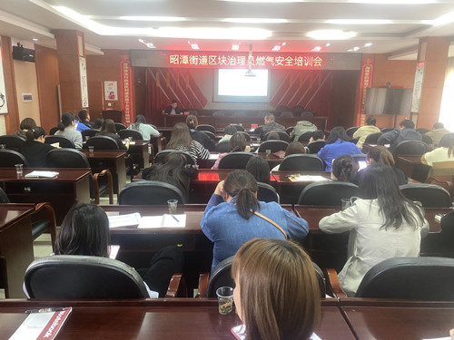 【安全生产治本攻坚三年行动】昭潭街道组织区块治理员开展燃气安全培训会