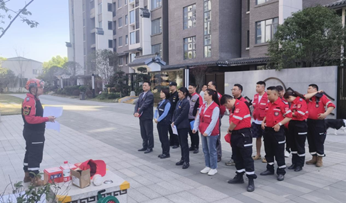 昭潭街道：“守望者”开展应急消防演练