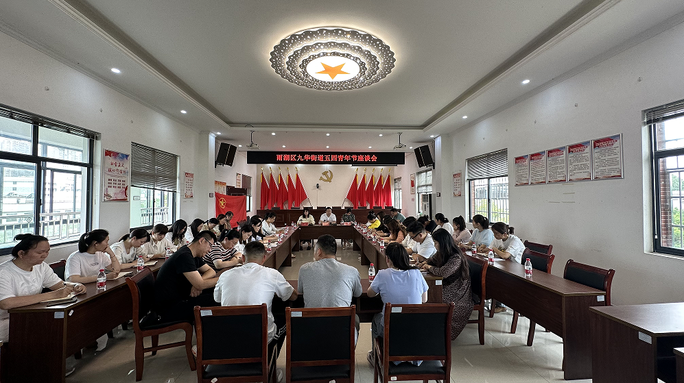 九华街道召开“五四”青年座谈会