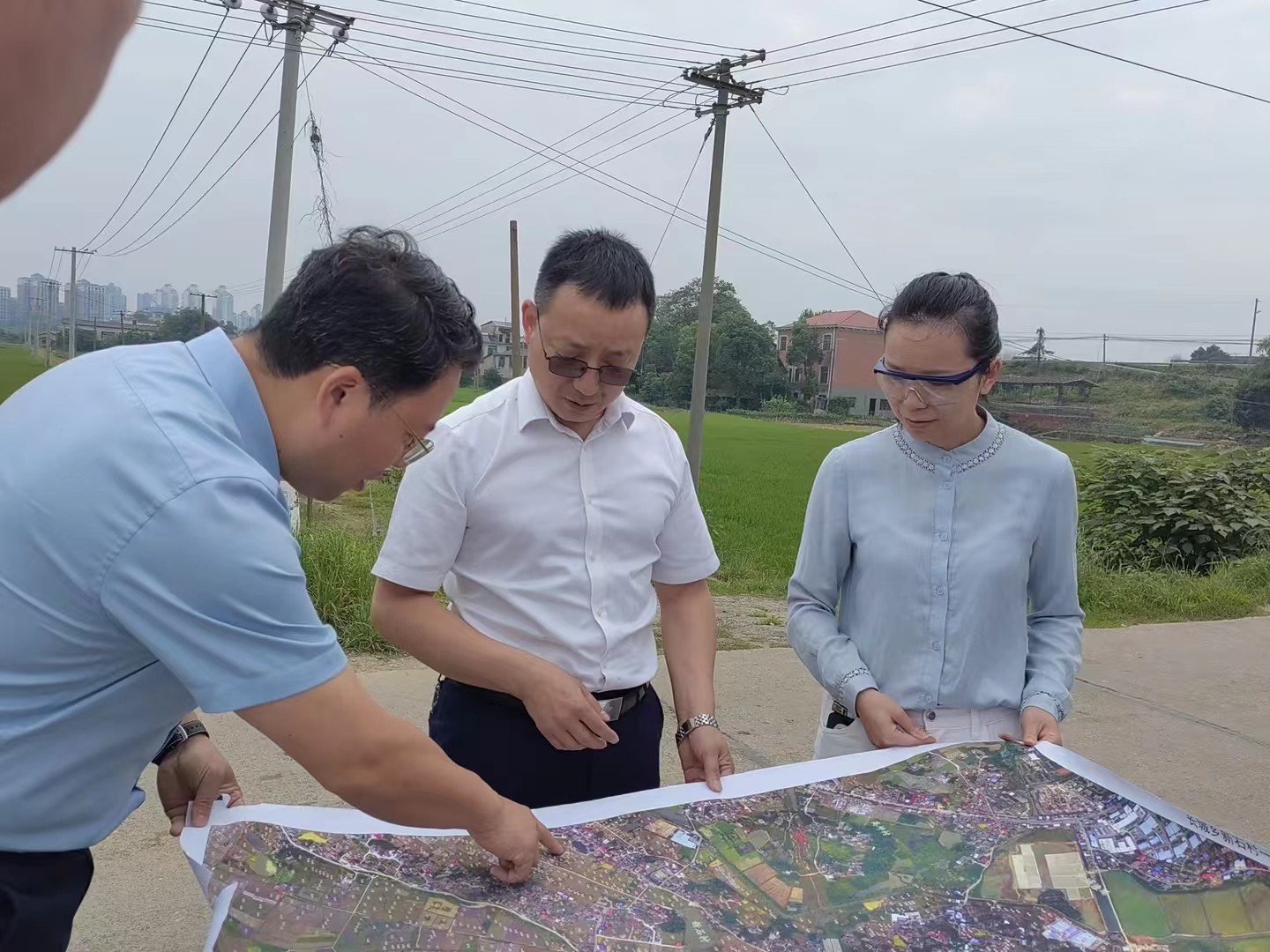 柳军辉带队调研高标准农田建设工作
