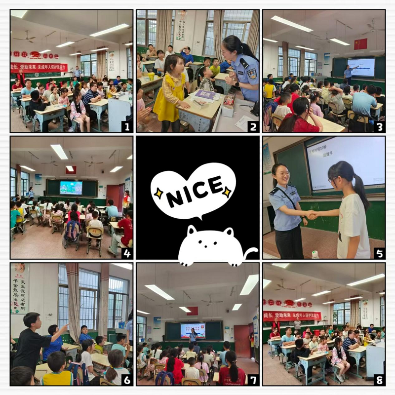 【平安雨湖】双泉村携手派出所共筑安全防线，开展校园未成年人保护及防性侵害宣传