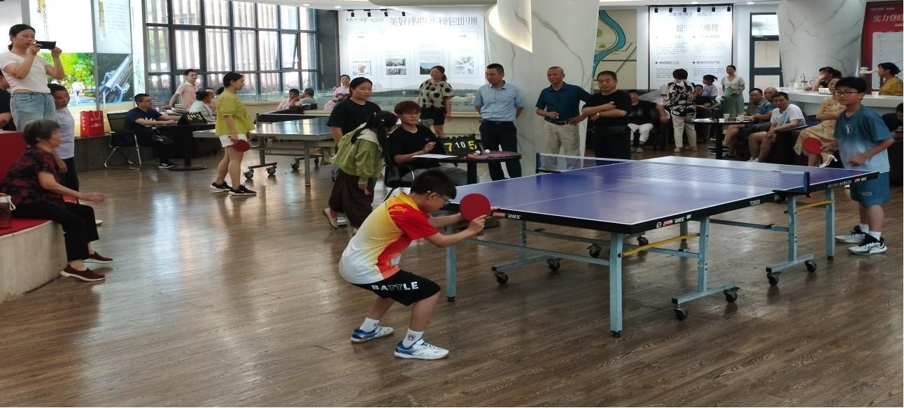 民乐社区：举办金水湾第二届业主乒乓球比赛