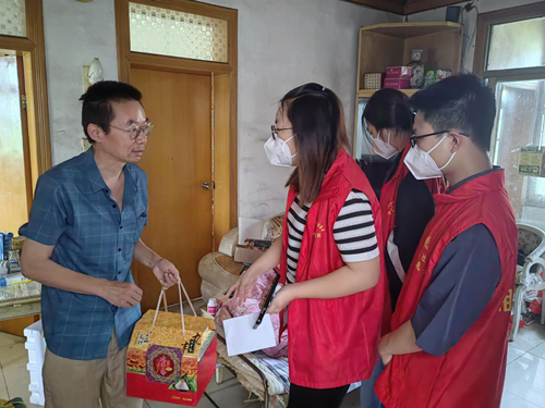 【心连心走基层、面对面解难题】湘大社区：开展“党建助残，与爱同行”志愿服务活动