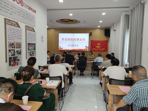 【我为群众办实事】宝庆路社区：养老保险惠民生 政策宣传暖人心