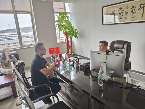 【优化营商环境】窑湾街道经济办：扎实开展企业走访 助推优化营商环境