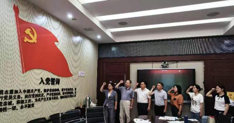 雨湖区委统战部党支部举行庆祝建党103周年主题党日活动