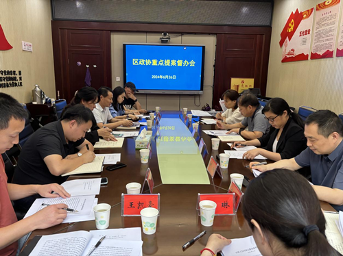 区政协开展七届三次会议重点提案督办活动