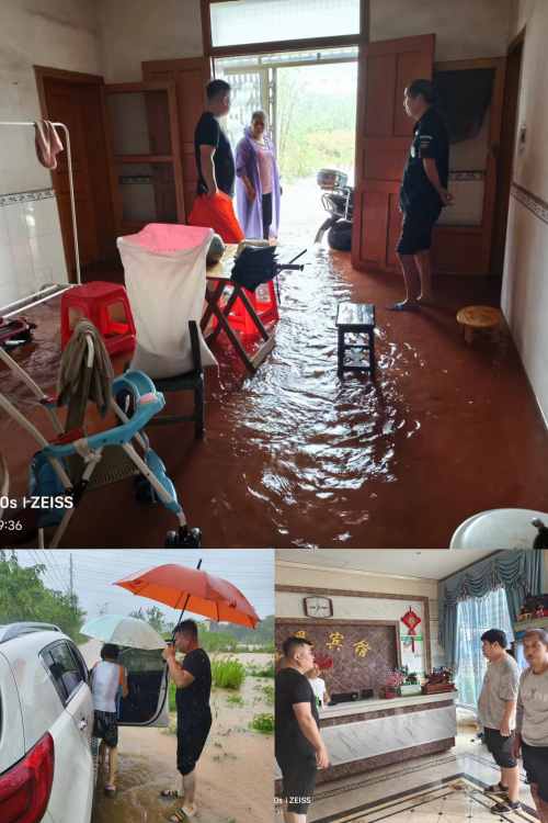 上新村：防汛抢险 党员干部站在前风雨同舟显担当