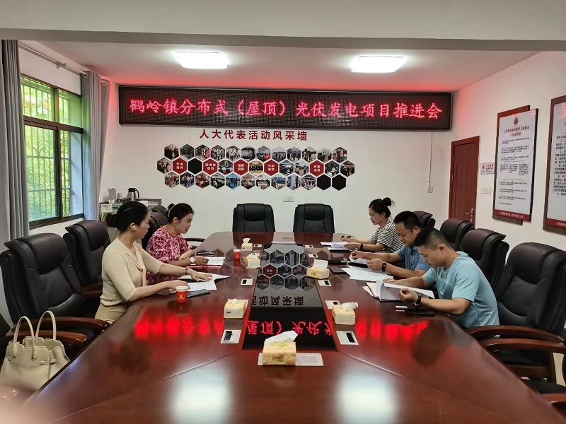 【八大行动】鹤岭镇召开2024年分布式（屋顶）光伏发电项目推进会