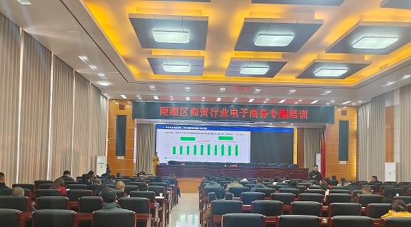 雨湖区举办商贸领域消防安全和电子商务培训