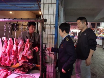 雨湖区市场监管局：部门联动 开展严厉打击肉类产品违法犯罪专项行动