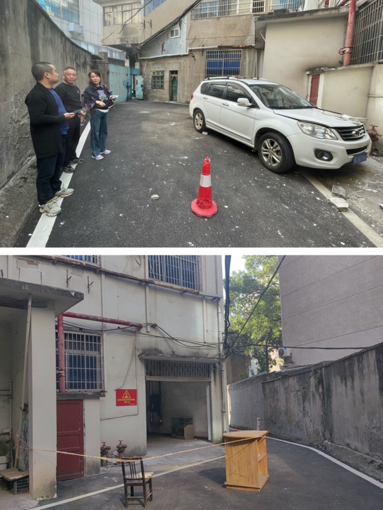 风车坪社区：快速处置高空坠物 保障居民安全