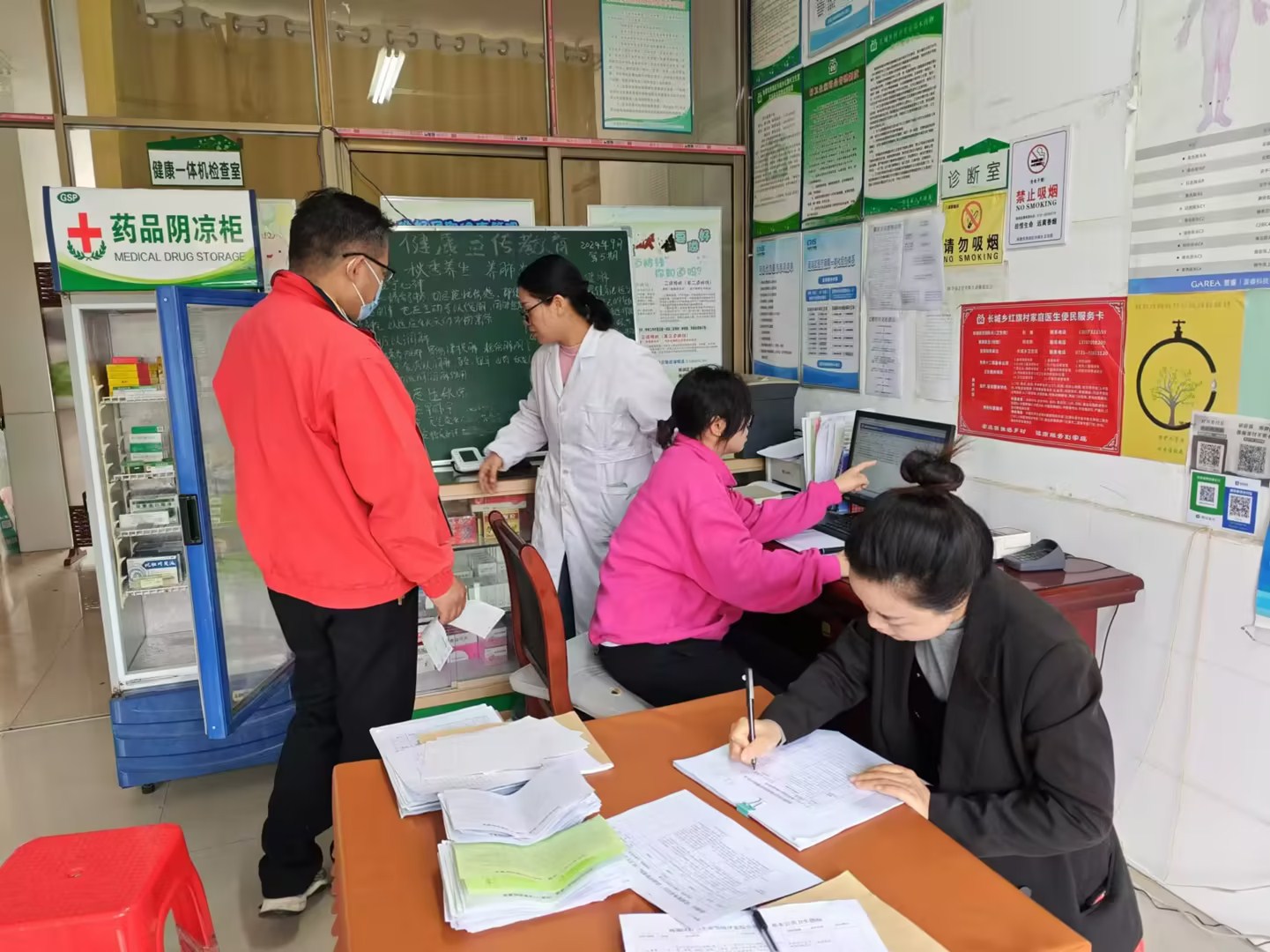 雨湖区卫健局：一次实地检查，四项工作同步推进