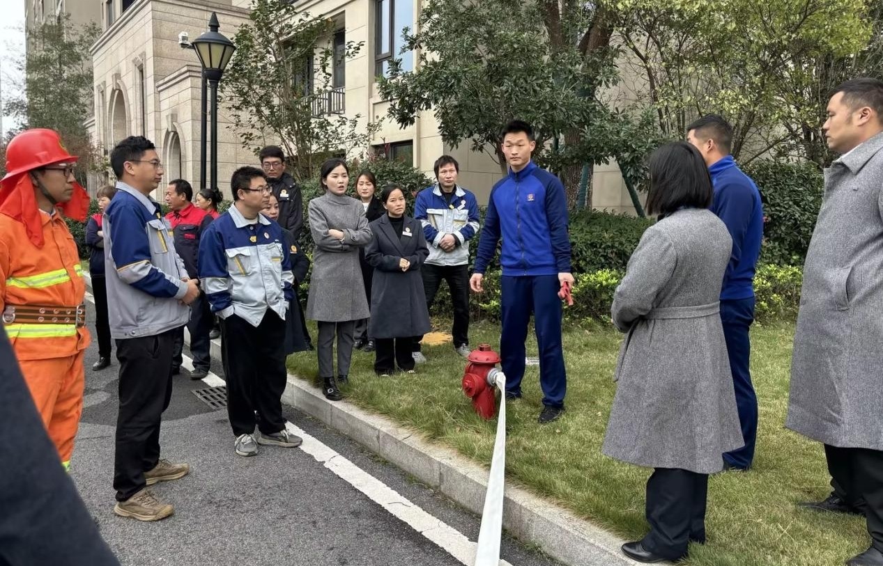 民乐社区：开展“全民消防 生命至上”演练活动