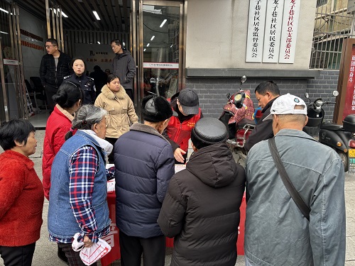 龙子巷社区：开展“12.4”国家宪法日宣传活动