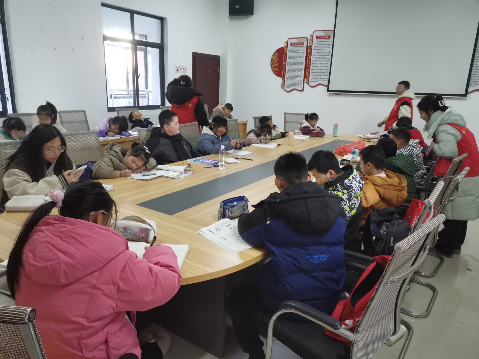 九华义工协会：社区学校寒假托管班圆满结业