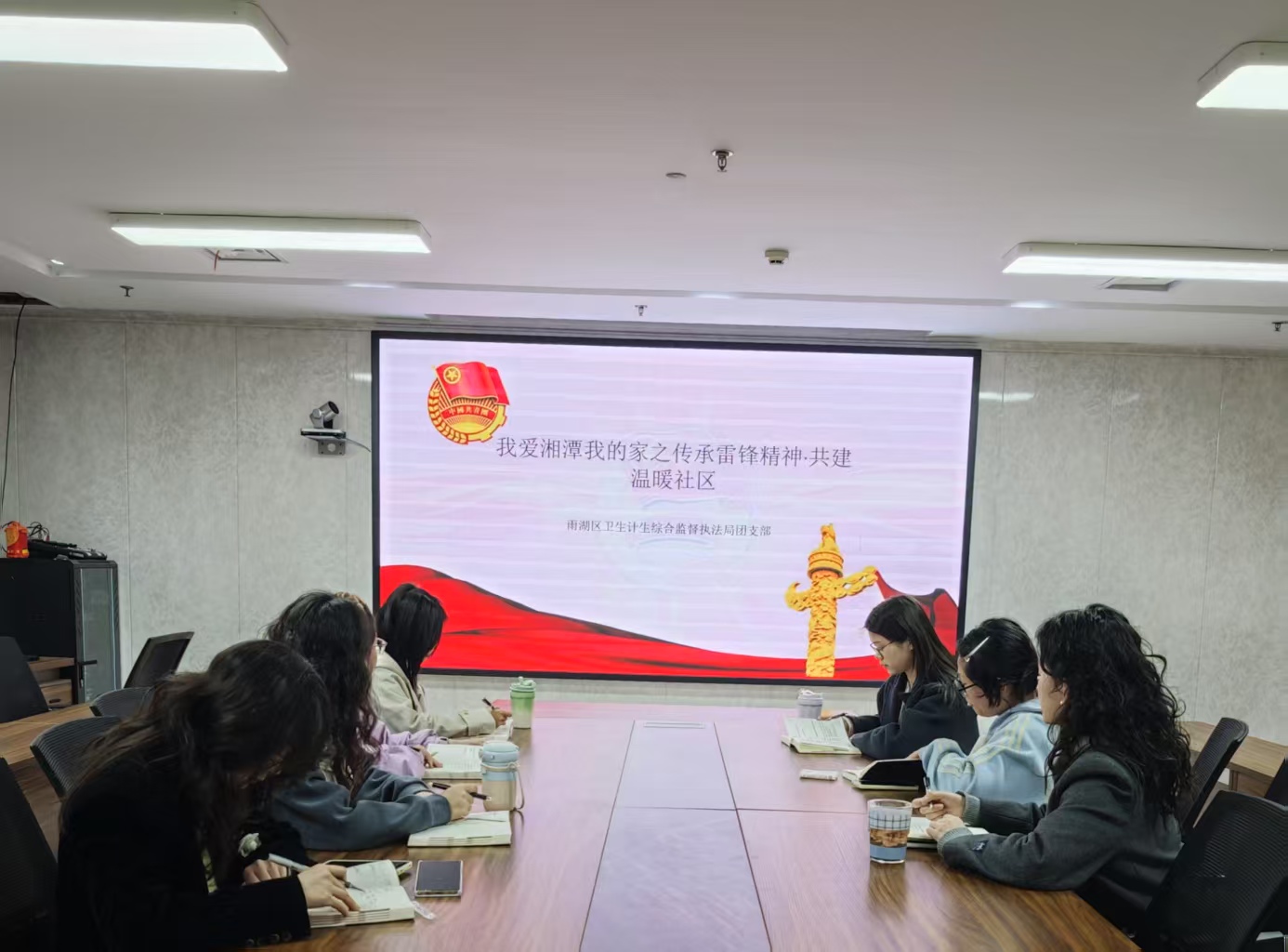 区卫生计生综合监督执法局开展主题团日活动