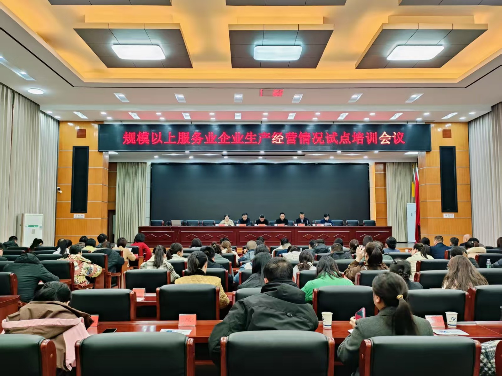 雨湖区召开规模以上服务业企业生产经营情况试点培训会议