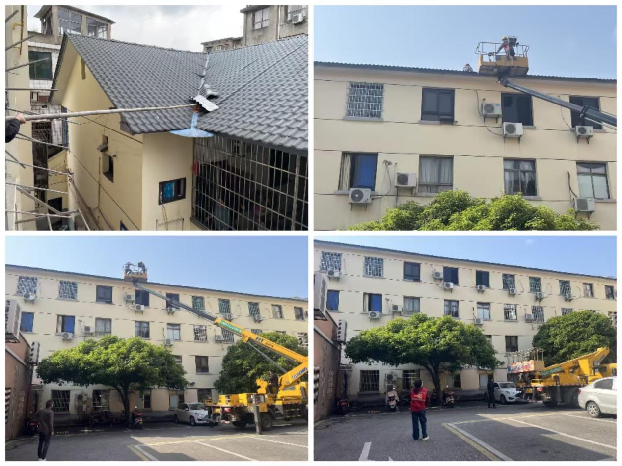 【我为群众办实事】古梁巷社区党代表高效行动，及时排除居民楼雨棚安全隐患