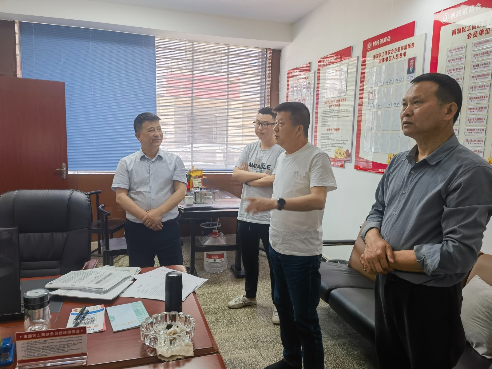 党建“新引擎”赋能新生力量，雨湖区为新成立鹤岭镇商会党支部派驻党建指导员