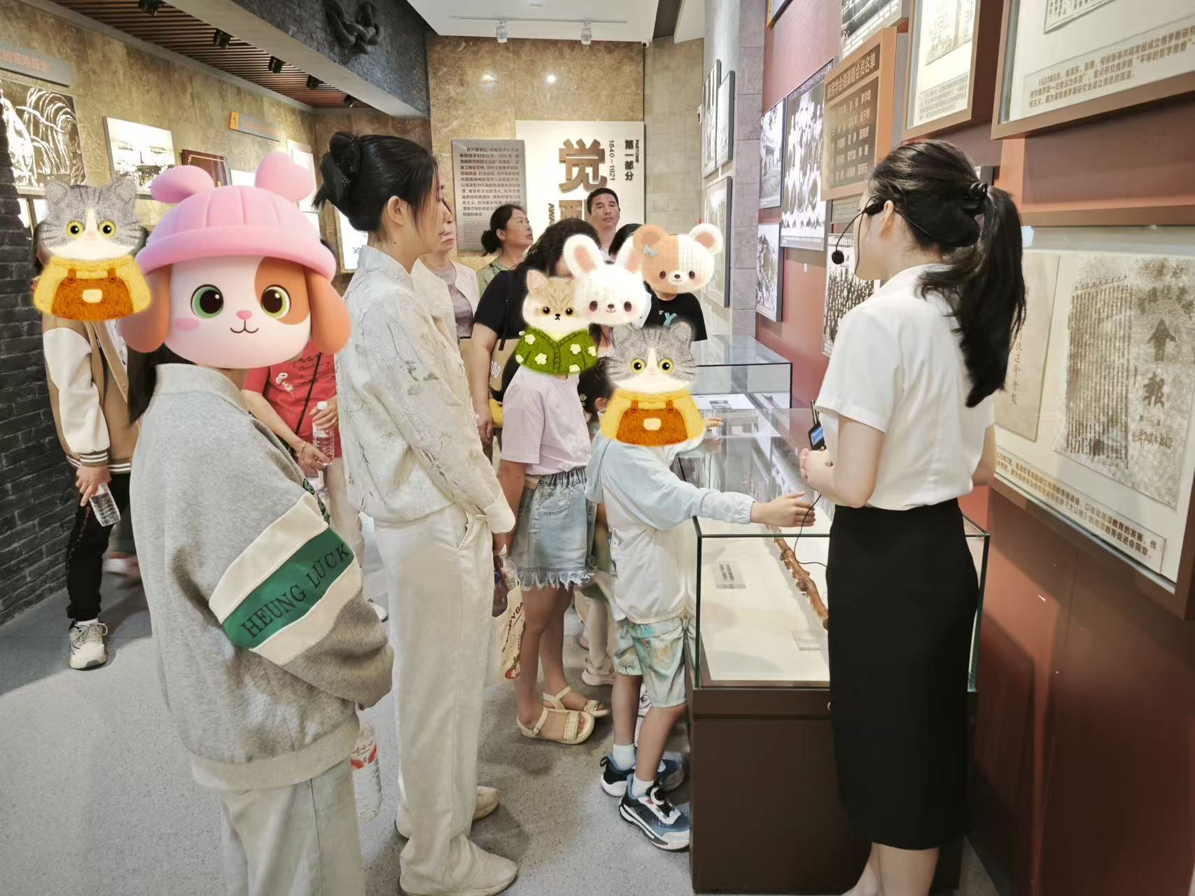 长城乡：博物馆里过“六一” 爱心妈妈与萌娃的求知之旅