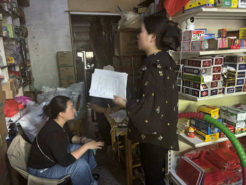 砂子岭社区：绷紧安全弦 温馨护民生