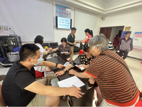 永丰社区：“体检+评残”一站式服务 暖心关怀零距离