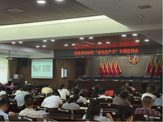 响水乡举行安全生产月专题培训会