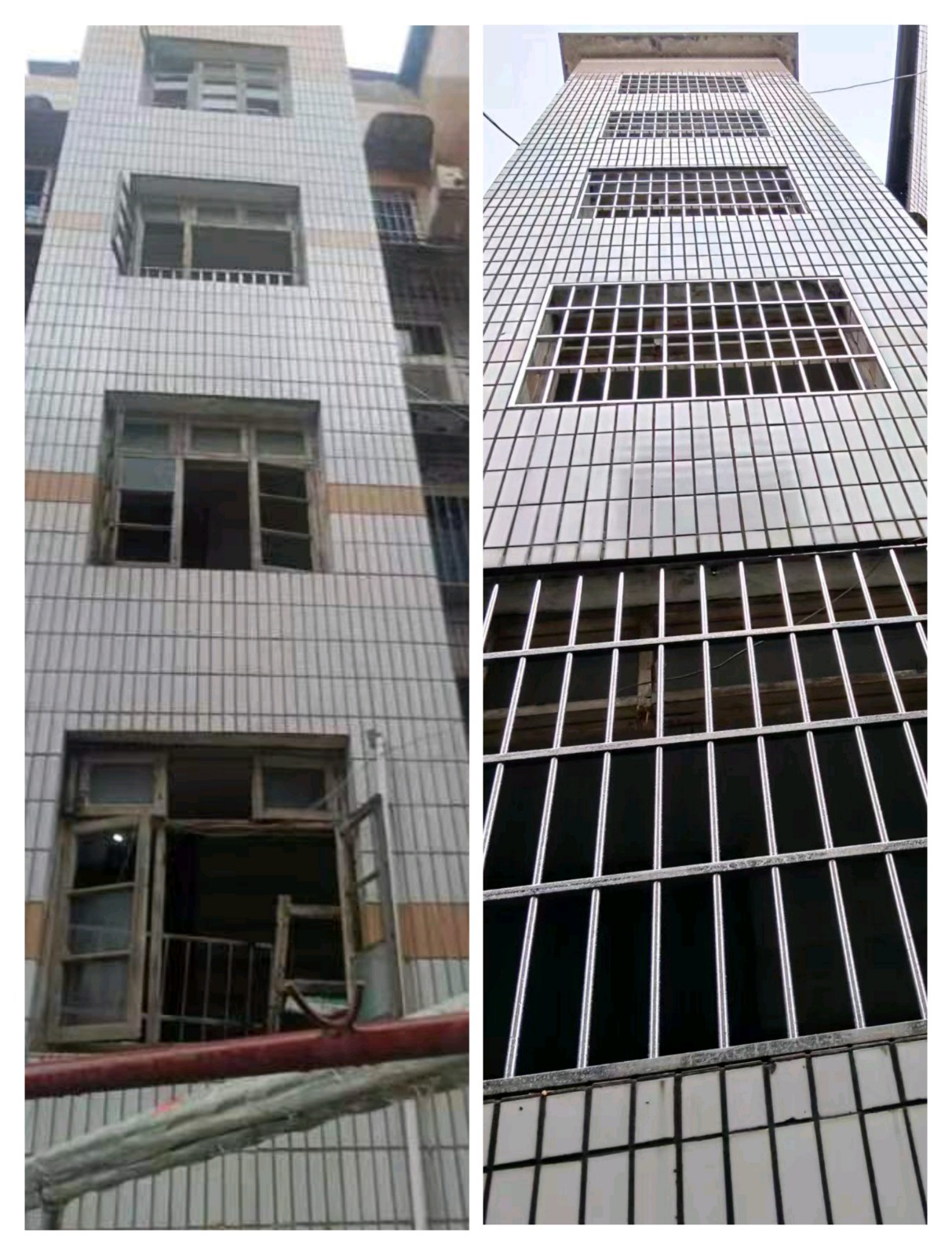 【我为群众办实事】古梁巷社区：老旧建筑焕新颜，楼道窗户防护升级保安全