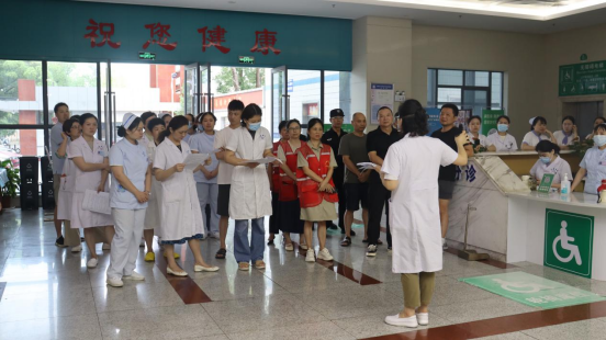 中心社区联合江麓医院开展灭火和应急疏散演练