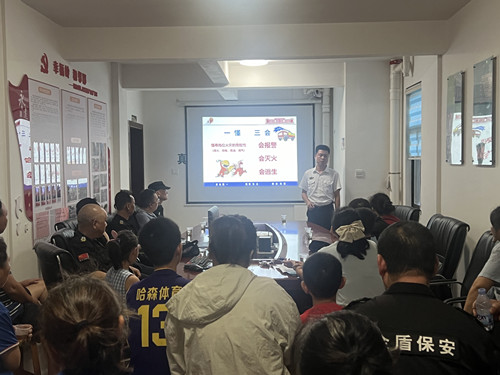 砂子岭社区：宣传消防知识 筑牢民生“安全堡垒”