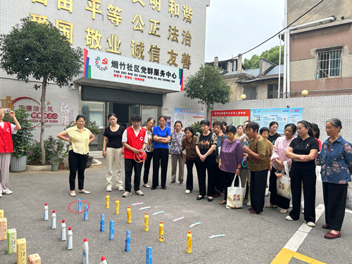 烟竹社区 ：开展“皓月迎佳节 花好度团圆”中秋邻里活动