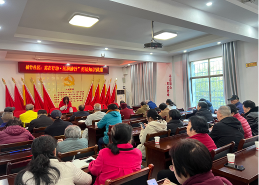 楠竹社区开展“宪在行动 法润楠竹”宪法宣传活动