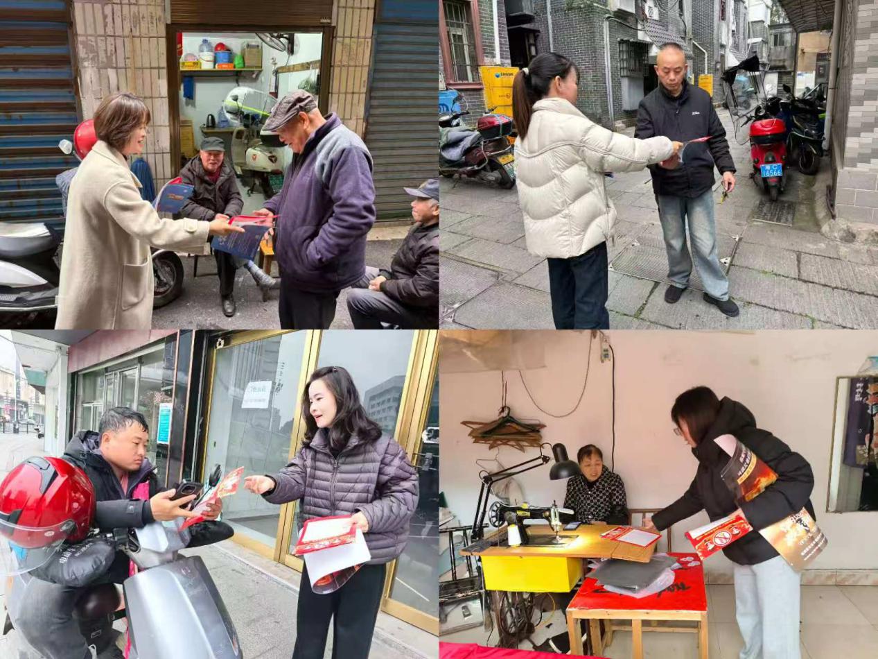 告别“噼啪”声，拥抱宁静蓝——风车坪社区禁燃宣传入户入心