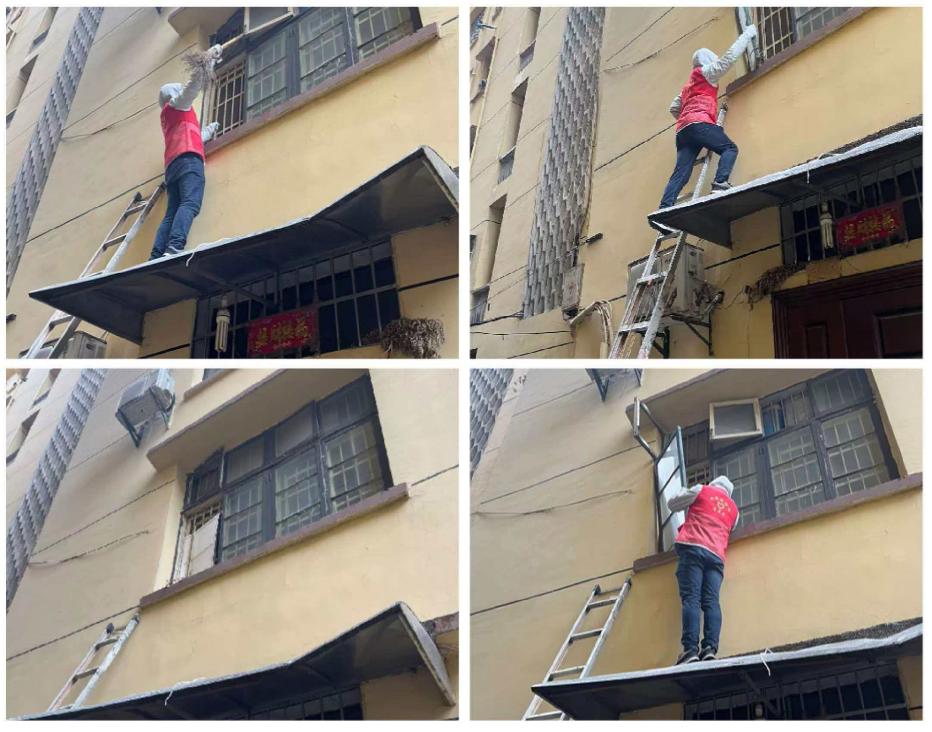 【我为群众办实事】古梁巷社区：快速处置空置房窗扇脱落隐患 社区筑牢居民安全防线