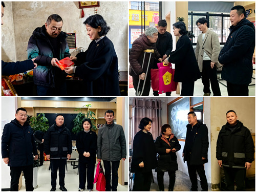 许家铺社区：市委编办进社区 新春慰问暖民心