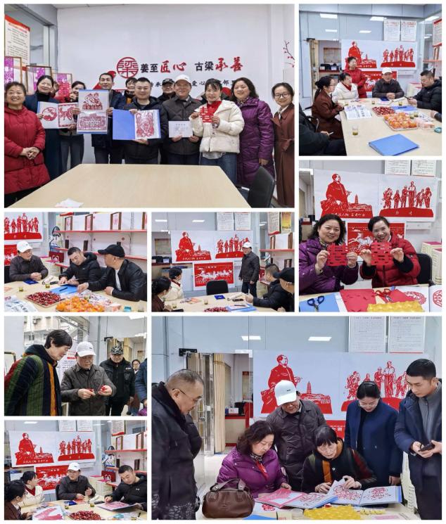 【我爱湘潭我的家】姜至匠心 古梁承善—— 古梁巷社区举办非遗剪纸交流活动