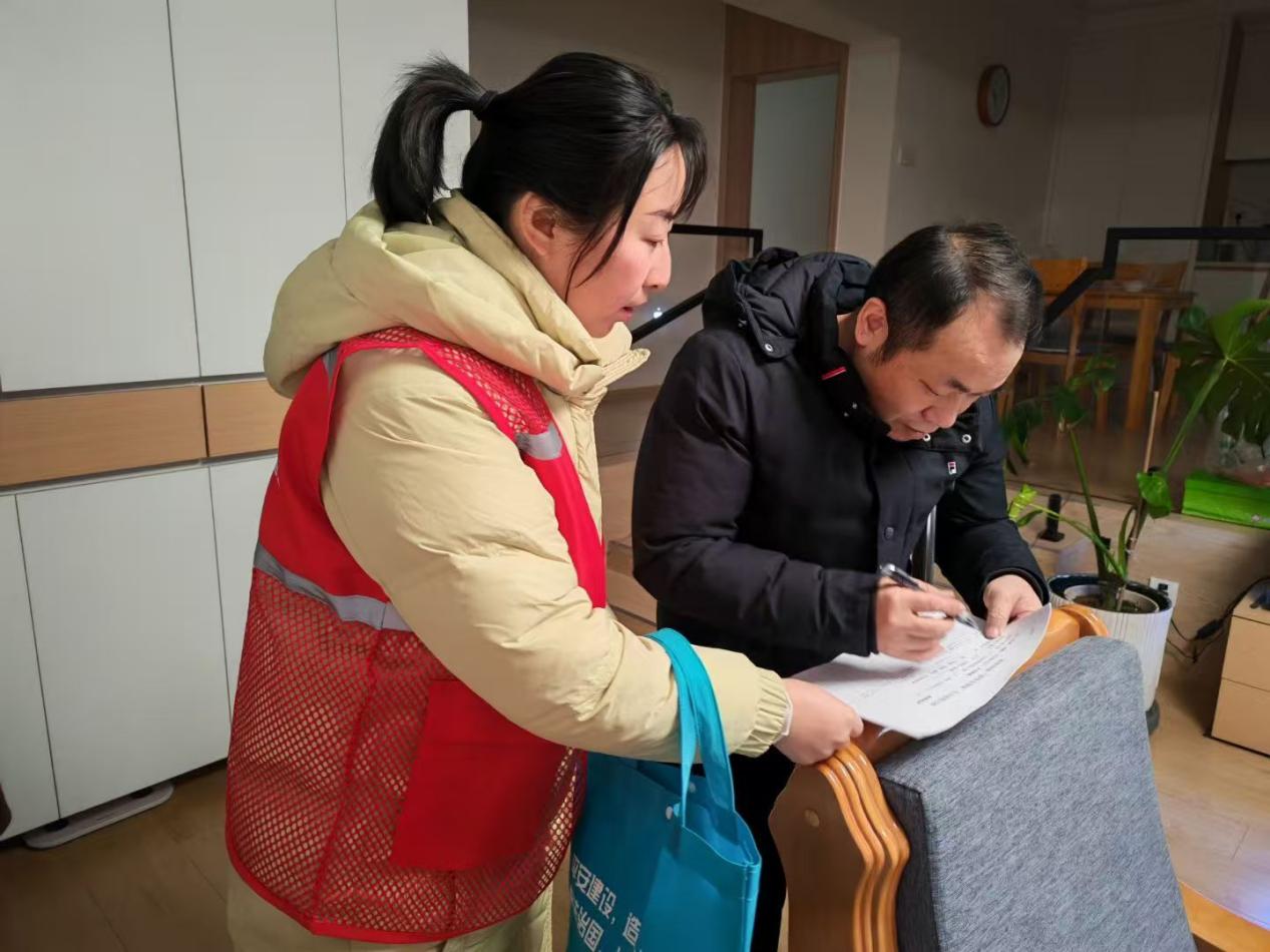 关圣殿社区：扎实推进养老保险参保扩面工作