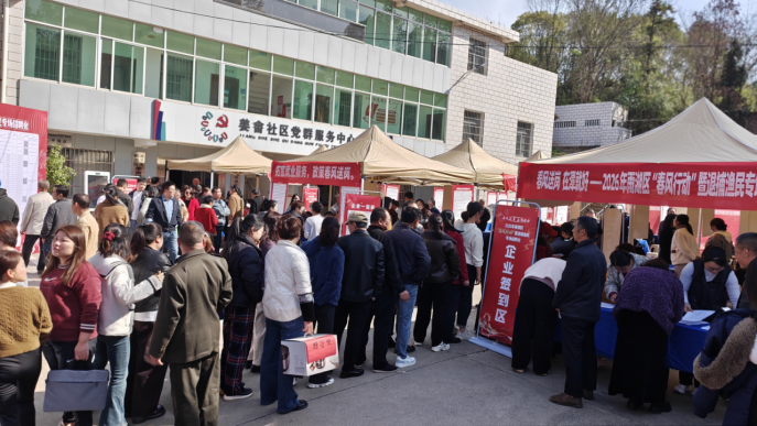 春风送岗暖民心 就业服务促发展 ——姜畲镇2026年 “春风行动” 招聘会成功举办