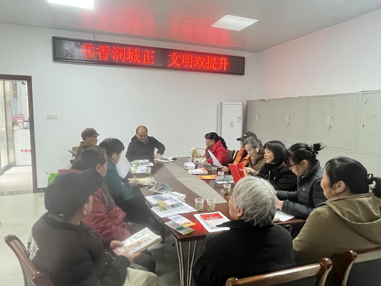 泗洲庵社区：书香润城正 文明双提升