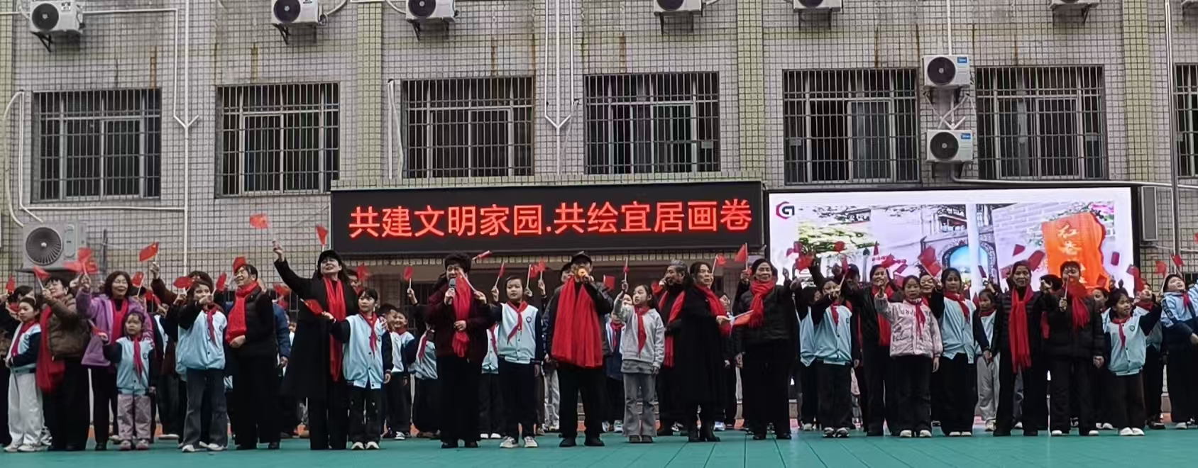 快闪传文明 墨香润街巷——广场街道“双提升”主题活动顺利举办