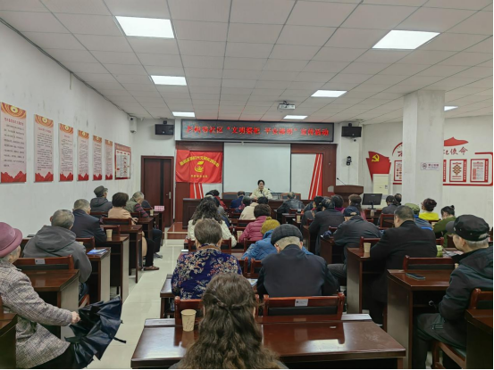 杉树巷社区开展“文明祭祀 平安清明”宣传活动