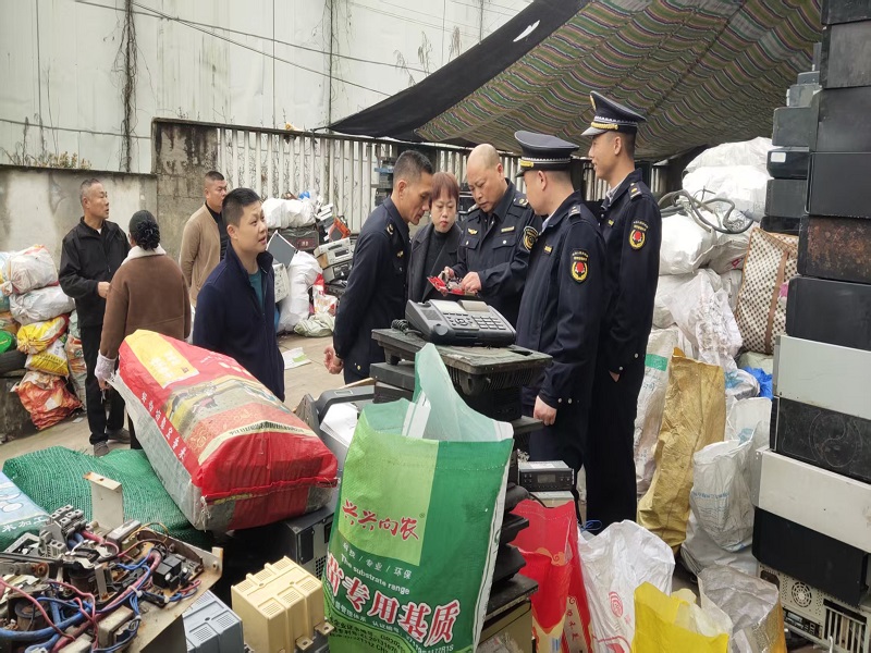 鹤岭镇：部门联动，打响再生资源回收站专项整治“第一枪”