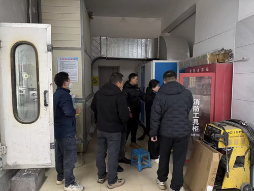 广园社区联点领导带队开展清明节前安全生产检查