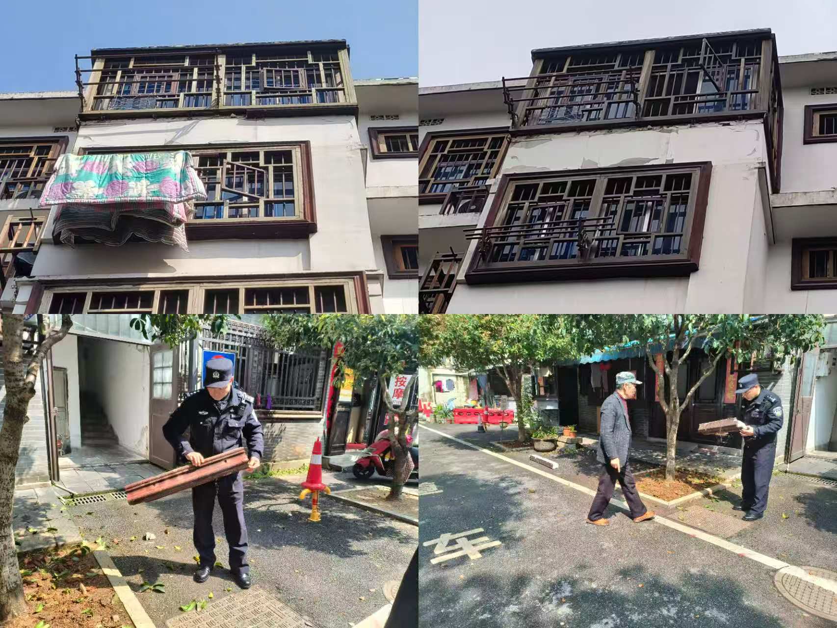 【我为群众办实事】风车坪社区快速处置高空隐患 守护居民“头顶安全”