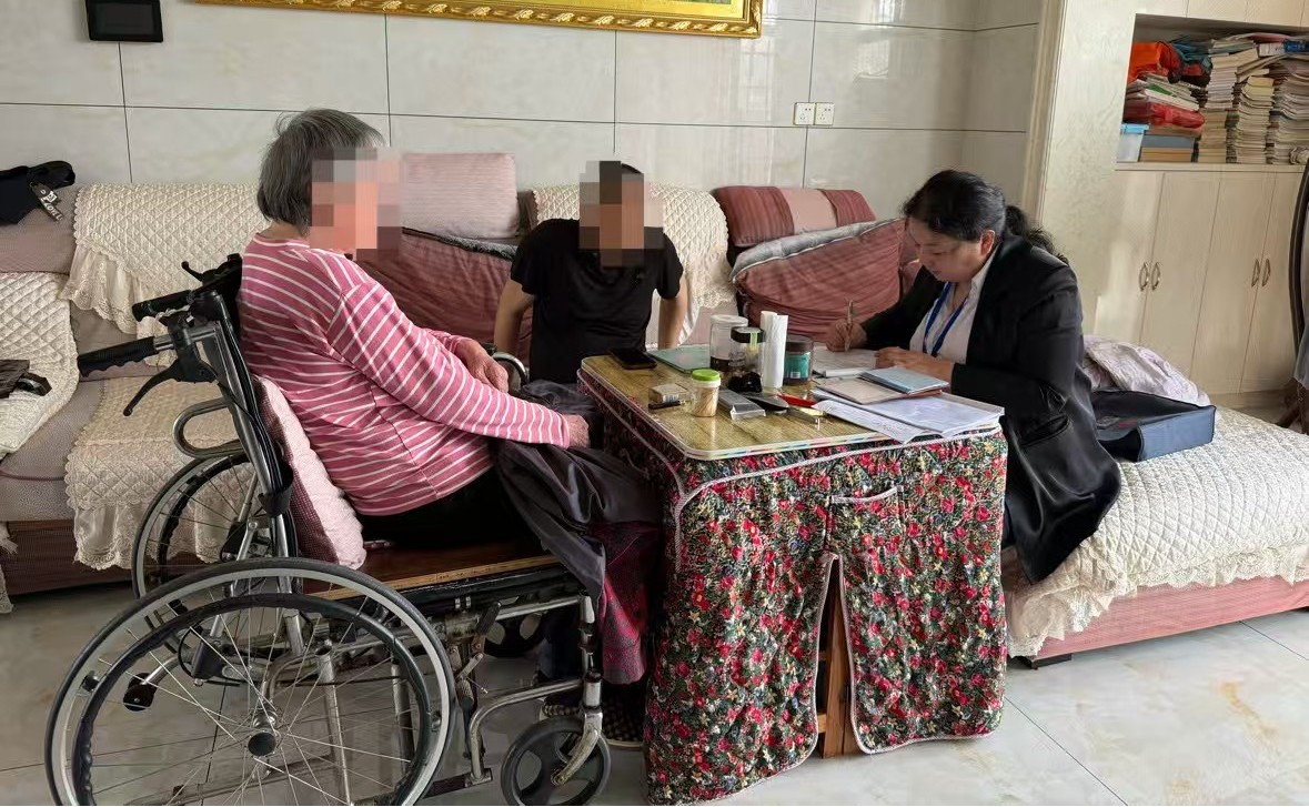 民乐社区开展“我爱湘潭我的家”残疾人入户访视 精准服务传递暖心关怀
