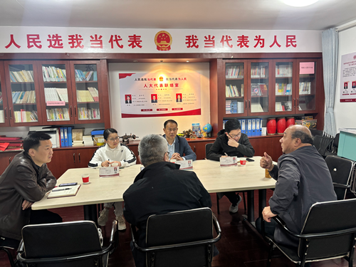 富民城社区开展人大代表接待日活动 直面民声解民忧