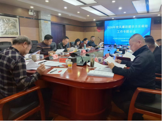 湘潭城发·大河西棚改公司召开2026年党风廉政建设和反腐败工作专题会